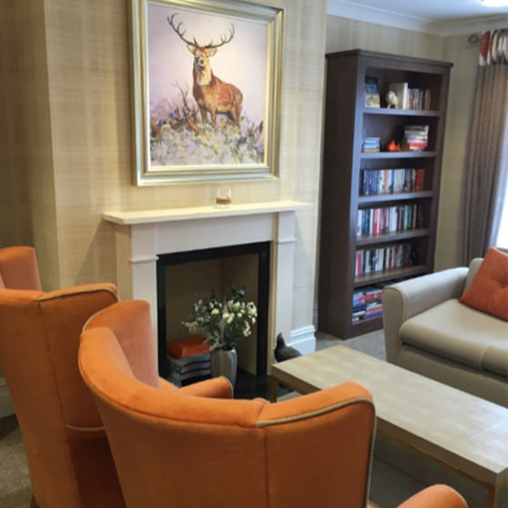 This small, homely lounge at Chiltern Grange Care Home in Stokenchurch, was created specifically for dementia residents to break away from the crowd.