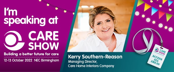 Kerry Southern-Reason speaking at Care Show 2022